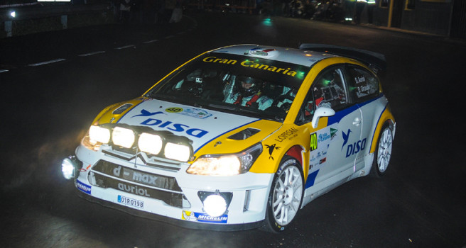 Didier Auriol acaba líder de la primera etapa del Rally Islas Canarias