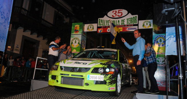 Con la Ceremonia de Salida, arrancó el Rally de Teror Con la Ceremonia de Salida, arrancó el Rally de Teror