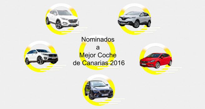 XI ‘Mejor Coche de Canarias-2016’, coches que optan al premio