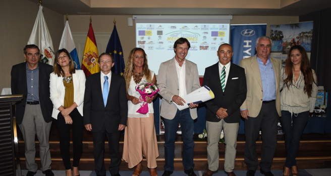 Ponce-Fernández, homenajeados en la presentación del Maspalomas