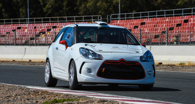 Emma Falcón, Citroën DS3 R3 Max. Test en Maspalomas