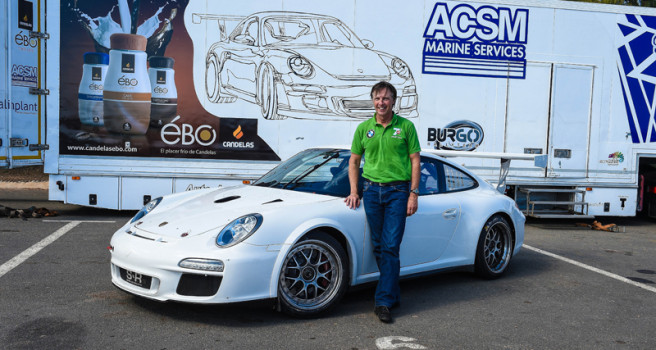 José Mª Ponce, Porsche 911 GT3, tests en circuito Maspalomas
