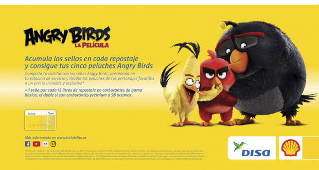 DISA Y SHELL, colorido ‘Angry Birds’ en las Estaciones de Servicio DISA Y SHELL, colorido ‘Angry Birds’ en las Estaciones de Servicio
