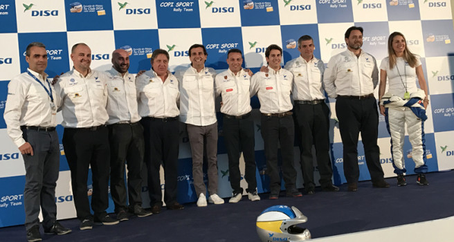 DISA Copi Sport con Pedro de la Rosa y Nira Juanco DISA Copi Sport con Pedro de la Rosa y Nira Juanco