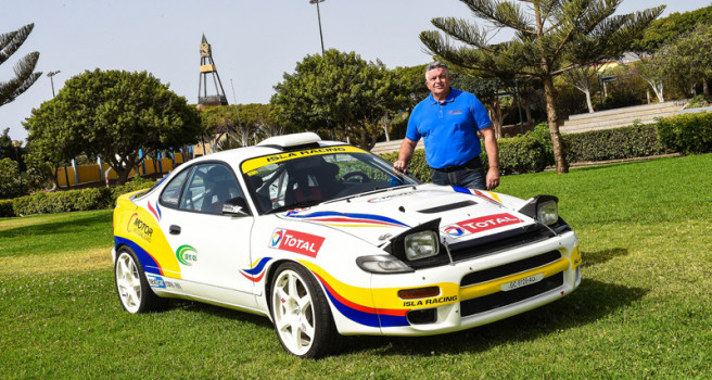 Juan González con Toyota Célica ST-185 en la Subida a Arucas Juan González con Toyota Célica ST-185 en la Subida a Arucas