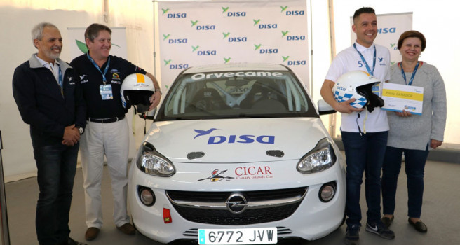 Yeray Pérez, nuevo piloto DISA Copi Sport, con ADAM R2 Yeray Pérez, nuevo piloto DISA Copi Sport, con ADAM R2