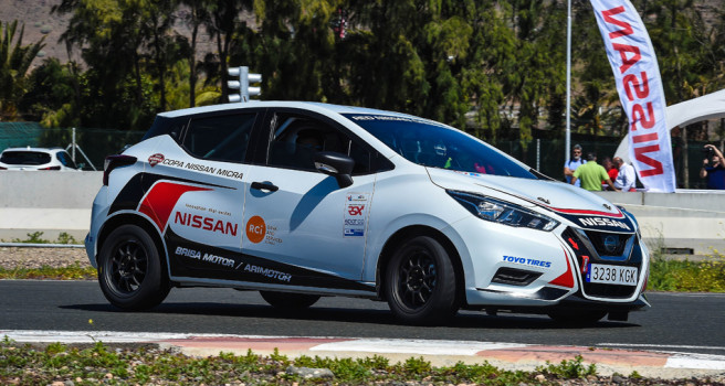 Copa Nissan Micra, tests en el circuito Maspalomas Copa Nissan Micra, tests en el circuito Maspalomas