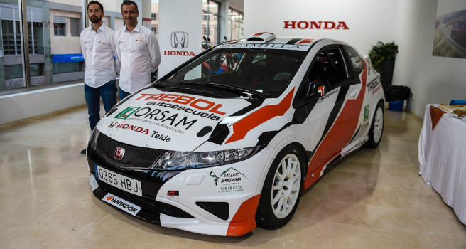 Ángel y Víctor Marrero retoman los mandos del Honda Civic Ángel y Víctor Marrero retoman los mandos del Honda Civic
