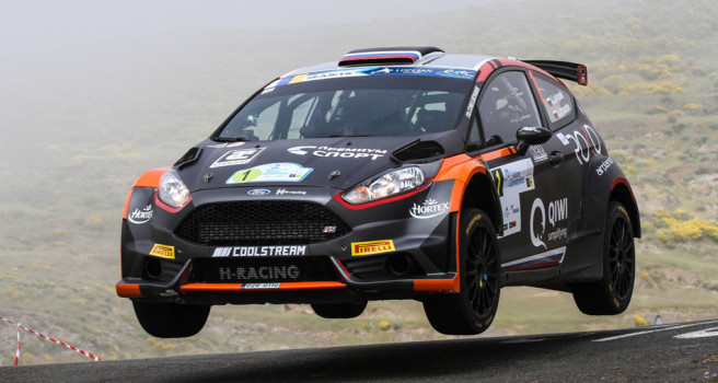 Dominio ruso en el Rally Islas Canarias. Lukyanuk líder Dominio ruso en el Rally Islas Canarias. Lukyanuk líder