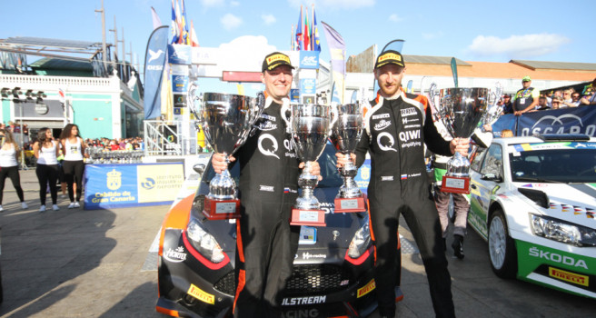 Tercera victoria de Alexey Lukyanuk-Arnautov en el Rally Islas Canarias Tercera victoria de Alexey Lukyanuk-Arnautov en el Rally Islas Canarias