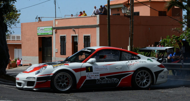 Lauren García-Martín, con Porsche 911, ganan el Rally Orvecame Norte