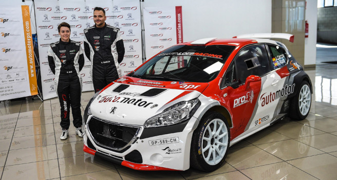 Adrián García y Automotor presentan el 208 T16-R5