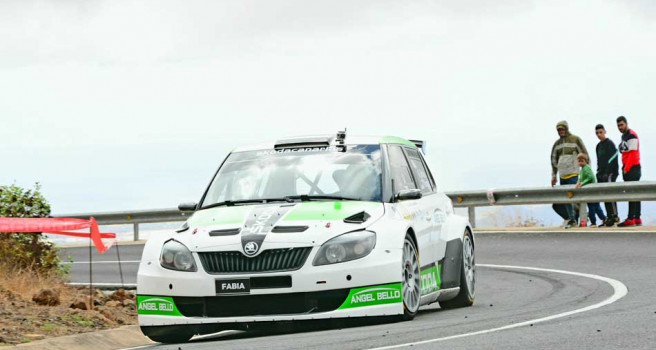 Ángel Bello con Skoda Fabia S2000 gana la Subida Arona-La Escalona Ángel Bello con Skoda Fabia S2000 gana la Subida Arona-La Escalona