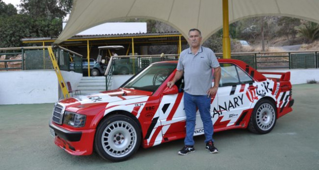 Antonio Afonso se pone al volante del Mercedes 190 2.3-16v Antonio Afonso se pone al volante del Mercedes 190 2.3-16v