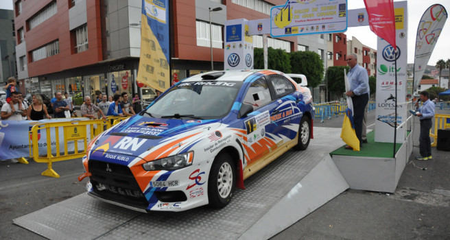 Quintana y Tacoronte comparten liderato en el Rally de tierra de GC Quintana y Tacoronte comparten liderato en el Rally de tierra de GC