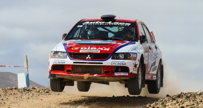 Yeray Lemes y Jordi Díaz, vencedores del Rally de tierra de la Oliva Yeray Lemes y Jordi Díaz, vencedores del Rally de tierra de la Oliva