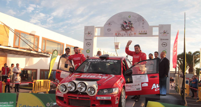 Lemes y Bonilla, primeros líderes del Rally Isla de Lanzarote Lemes y Bonilla, primeros líderes del Rally Isla de Lanzarote