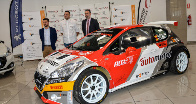 Adrián García y Automotor Peugeot, presentan sus planes deportivos