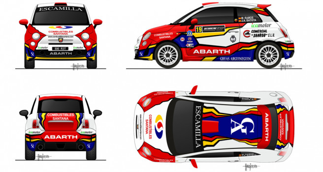 El Abarth 500 R3T, atracción en el Islas Canarias El Abarth 500 R3T, atracción en el Islas Canarias