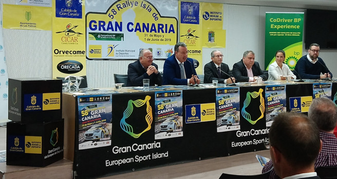 Rally Isla de Gran Canaria. Toñi, Armas, Quintana, Ponce y Benítez