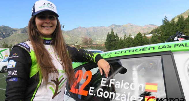 Emma Falcón y González, satisfechos con su actuación en Rally di Roma