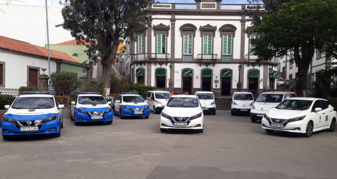 Brisa Motor entrega varios Nissan eléctricos a Arucas, Teror, Moya y Guía Brisa Motor entrega varios Nissan eléctricos a Arucas, Teror, Moya y Guía