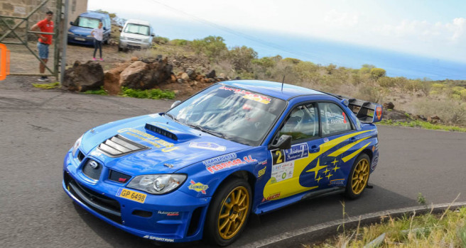 Félix Brito y Cristina Fariña ganan el Rallysprint Santiago del Teide Félix Brito y Cristina Fariña ganan el Rallysprint Santiago del Teide