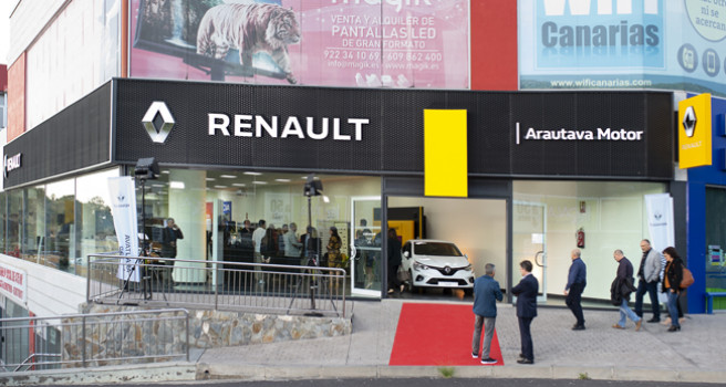 Renault ARAUTAVA MOTOR S.L., inaugura instalaciones en La Orotava Renault ARAUTAVA MOTOR S.L., inaugura instalaciones en La Orotava