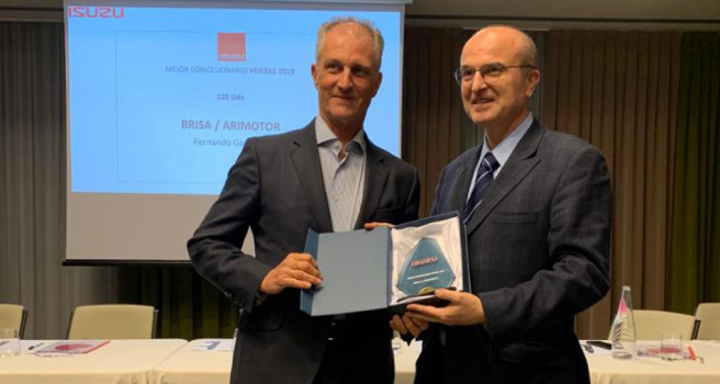 Brisa Motor galardonado como ‘Mejor Concesionario Isuzu en España’ Brisa Motor galardonado como ‘Mejor Concesionario Isuzu en España’