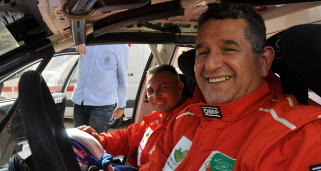Juan Carlos Quintana con Ford Fiesta R5 y Yeray Mujica en el CERT-2020