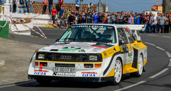 Félix Brito y Javier Afonso, ganadores en Palo Blanco. Audi S1 la atracción Félix Brito y Javier Afonso, ganadores en Palo Blanco. Audi S1 la atracción