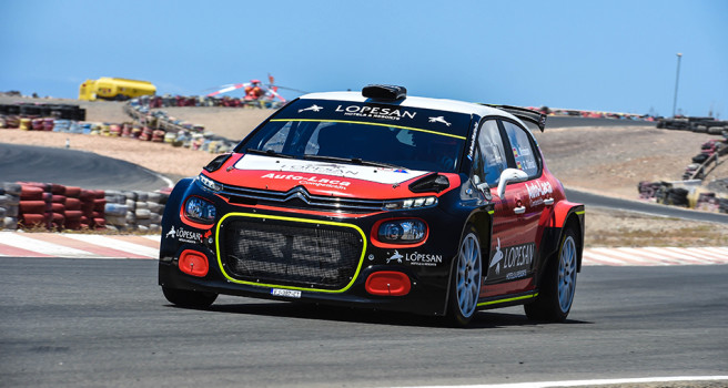 Luis Monzón estrena el Citroën C3 R5 en los tests del circuito de Maspalomas Luis Monzón estrena el Citroën C3 R5 en los tests del circuito de Maspalomas