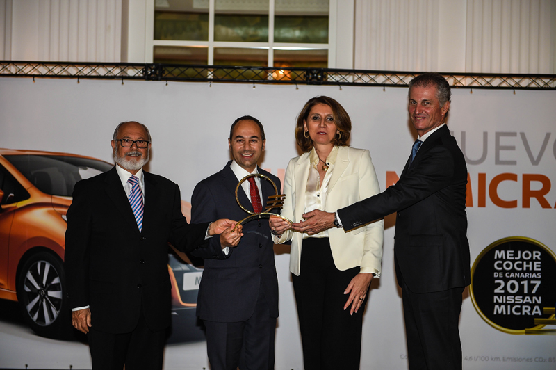 Nissan Micra recibe el premio “MEJOR COCHE DE CANARIAS 2017”