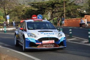Enrique Cruz, Ford Fiesta R5, debut y victoria en el Isla de Gran Canaria
